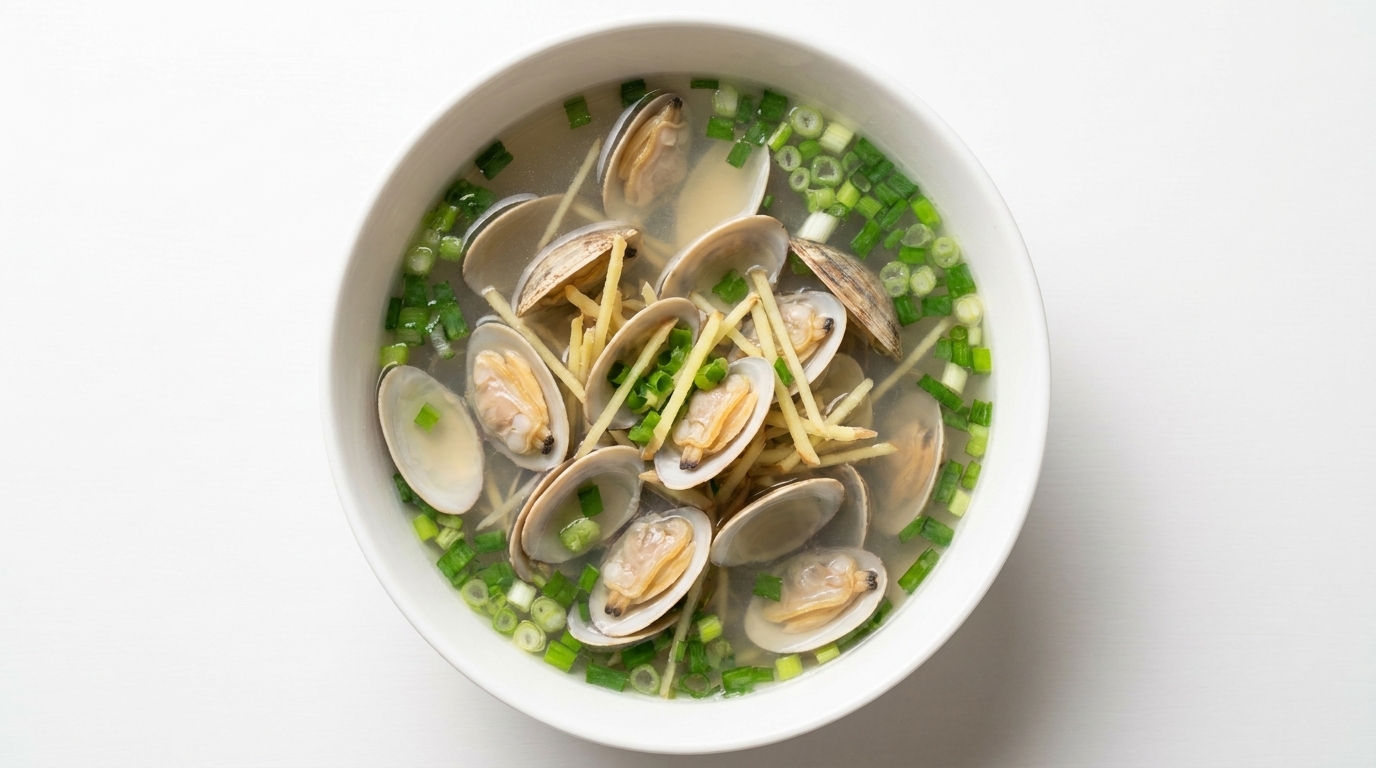 Zuppa di Vongole allo Zenzero