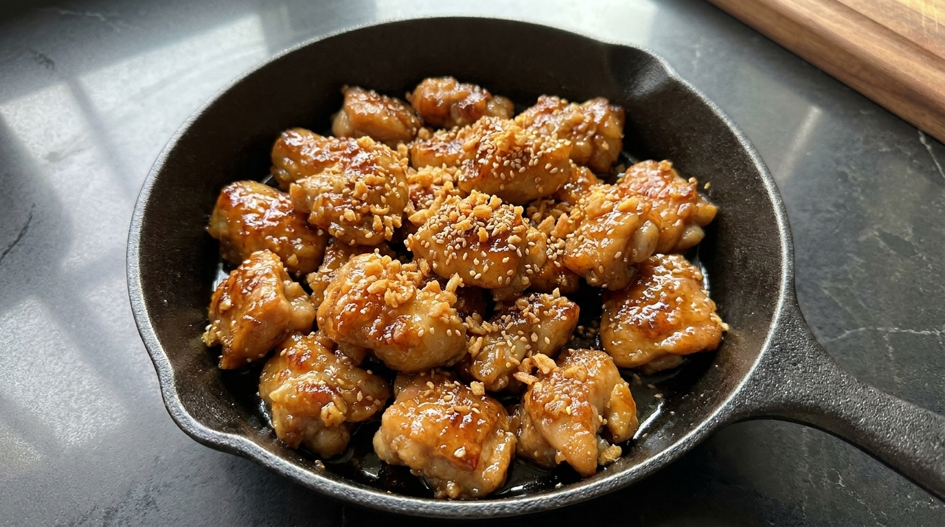 Cosce di Pollo croccanti al Burro e Aglio