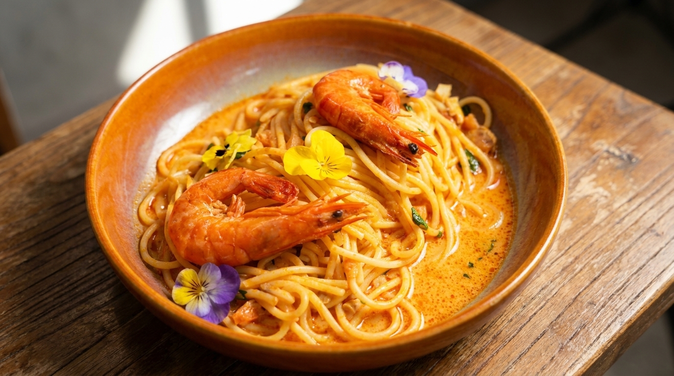 Pasta Tom Yum Cremosa Thai