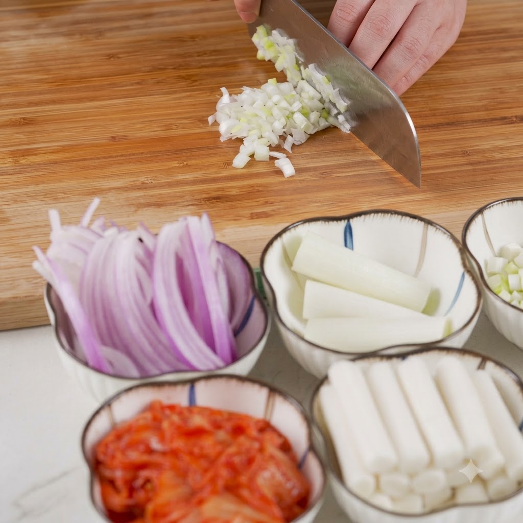 Un pennello da cucina che distribuisce lolio sul fondo di una padella.