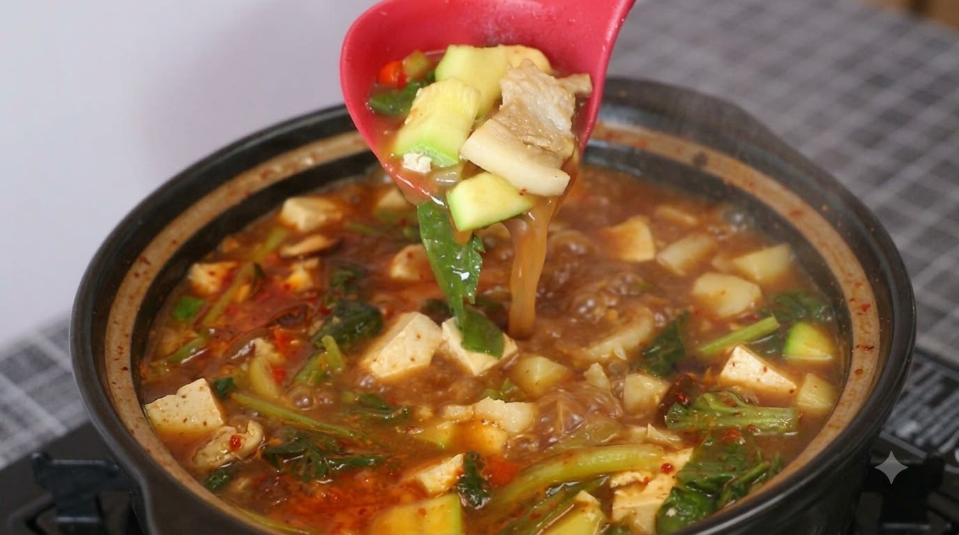 Zuppa Tradizionale di Paste di Soia di Yanbian