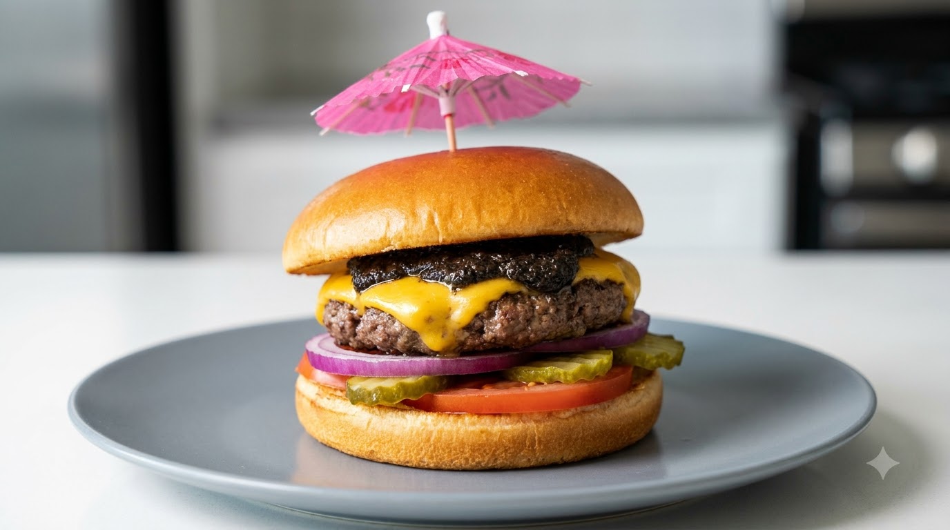 Hamburger Gourmet con Manzo e Pâté di Tartufo Nero