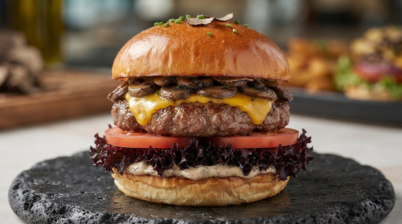 Hamburger di Manzo al Tartufo Nero Store by jpg