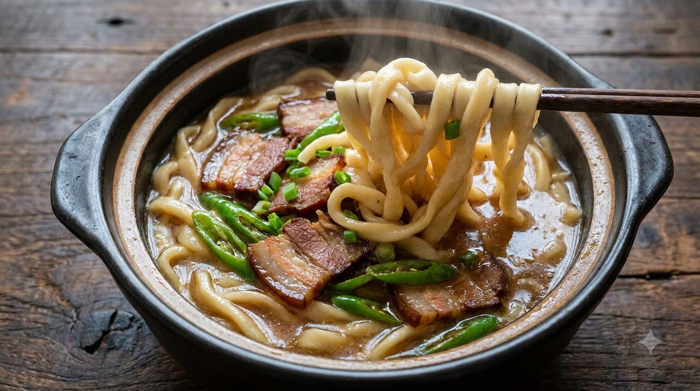 Tagliolini Rustici con Pancetta Affumicata