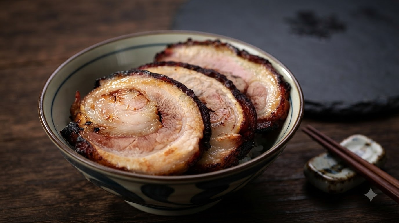 Chashu Giapponese Autentico (Rotolo di Pancetta di Maiale Brasata)