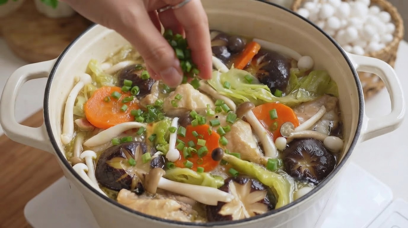 Pentola di Pollo e Verdure Senza Acqua