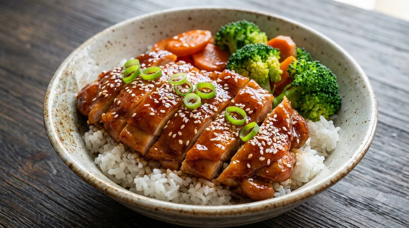 Coscia di Pollo Teriyaki Glassata
