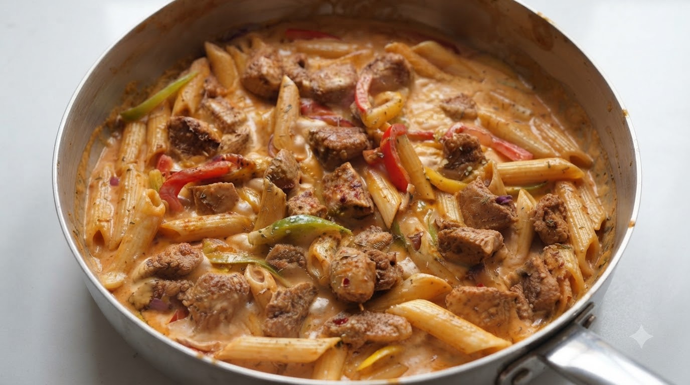 Pasta con Pollo alla Fajita