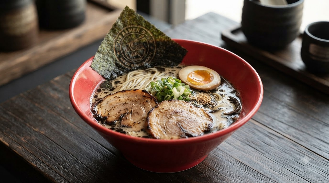 Ramen Tonkotsu al Nero d'Aglio