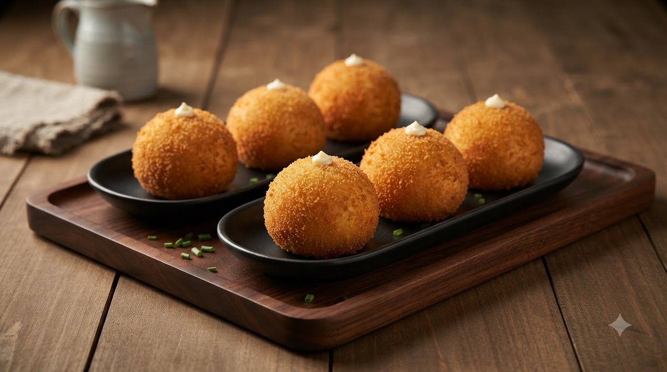 Burger di Lava Dorati e Croccanti con Ripieno di Crema Dolce