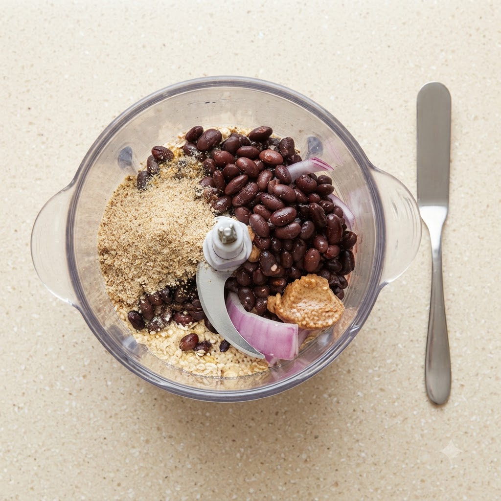 Polvere di lievito alimentare cosparsa sugli ingredienti allinterno del contenitore.