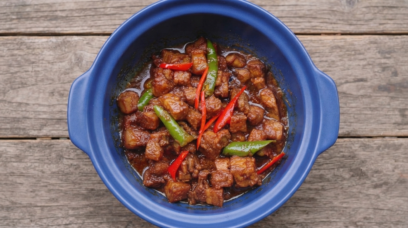 Maiale Assam Nyonya Tradizionale (Babi Assam)