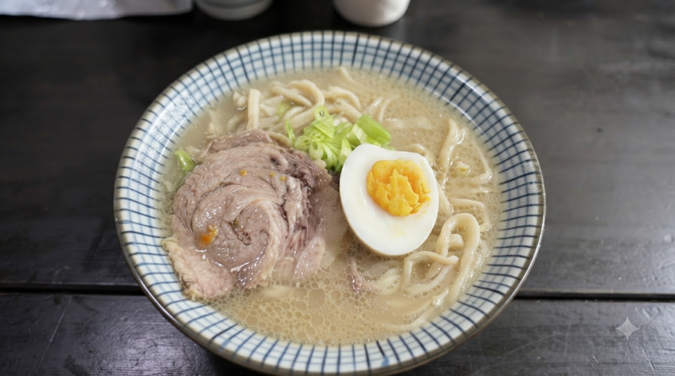 Ramen Tonkotsu Giapponese Autentico Fatto in Casa