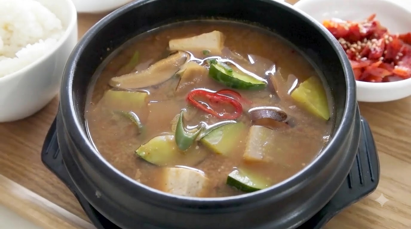 Doenjang Jjigae Autentico (Stufato Coreano di Pasta di Soia)