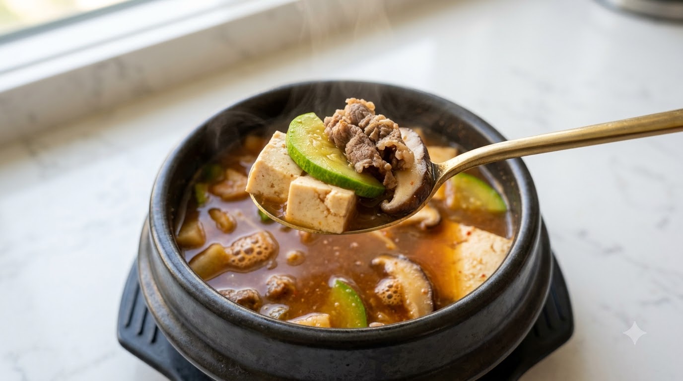 Classico Doenjang Jjigae Coreano (Stufato con Pasta di Soia)