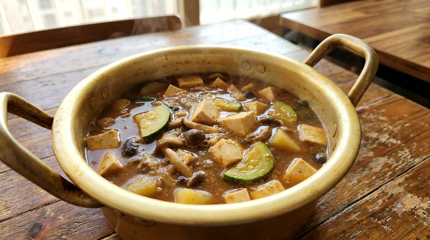 Doenjang Jjigae Tradizionale (Zuppa Coreana di Pasta di Soia)