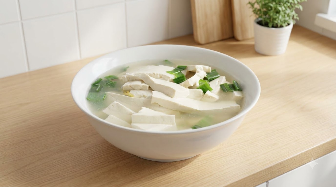Zuppa di Tofu Bollito Chiaro