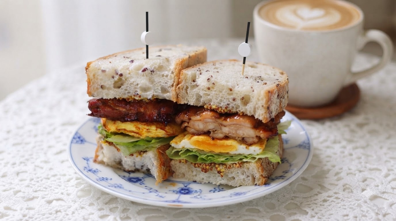 Panino con Pollo Teriyaki
