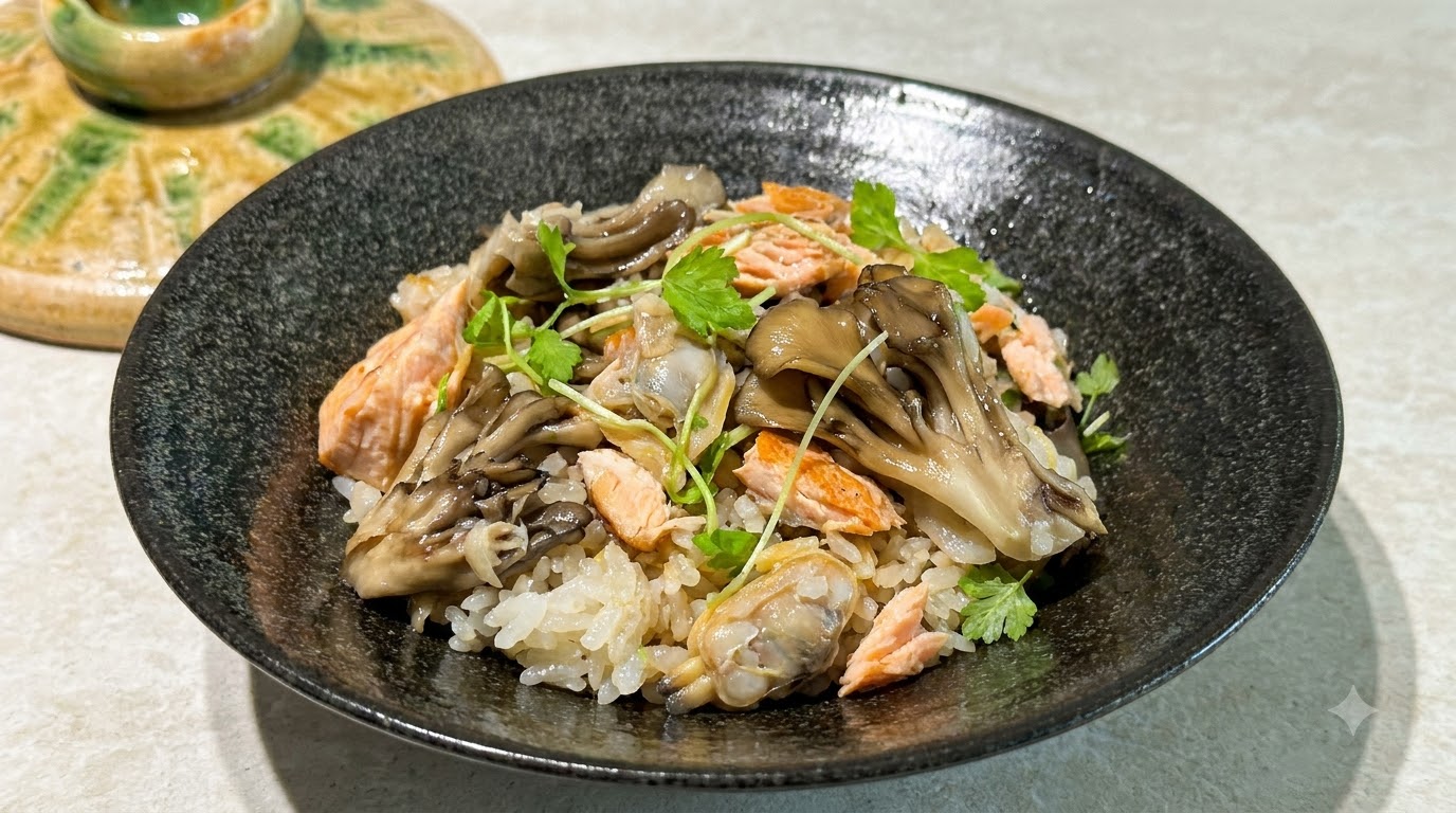 Riso in Casseruola con Vongole e Salmone Saporito