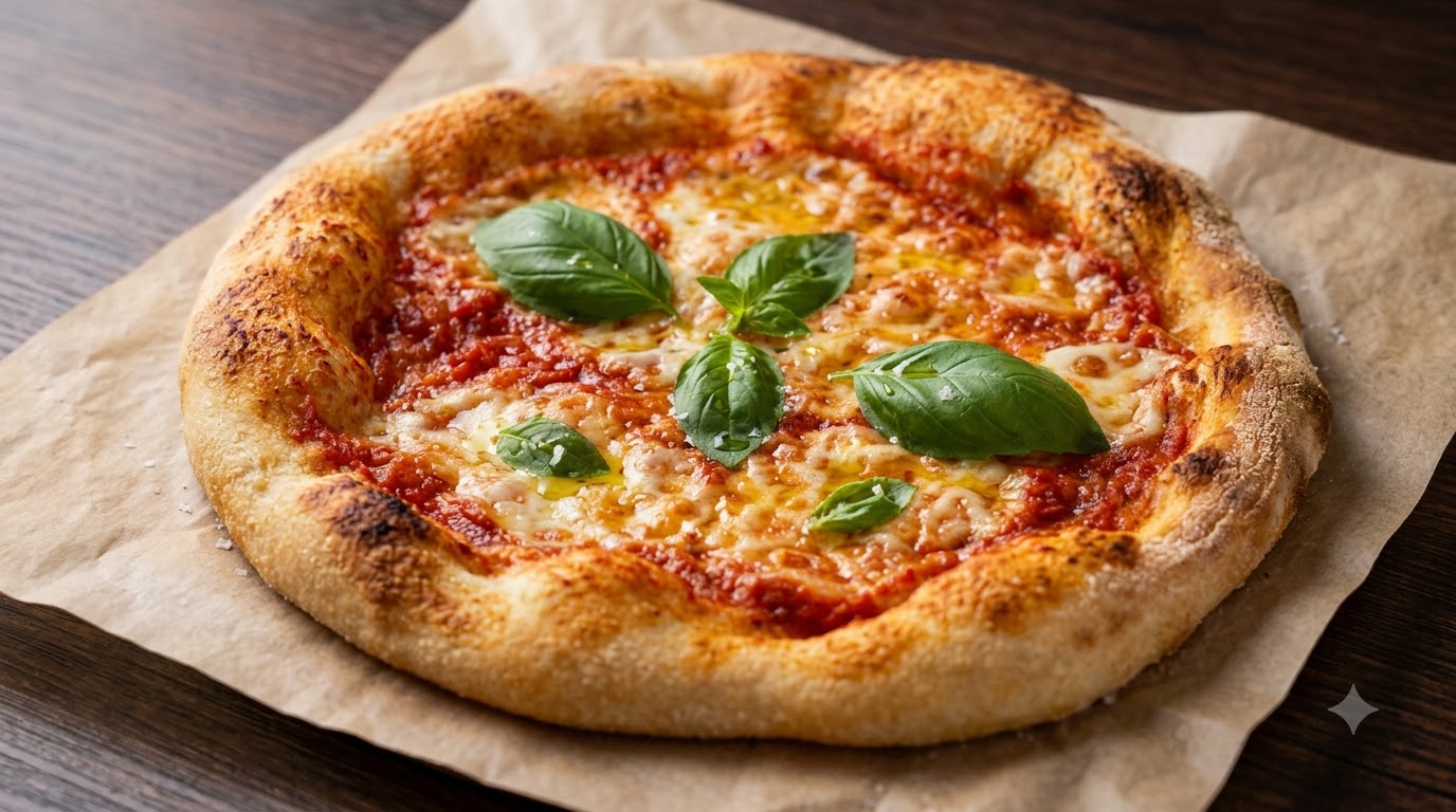 Pizza Margherita Fatta in Casa Veloce