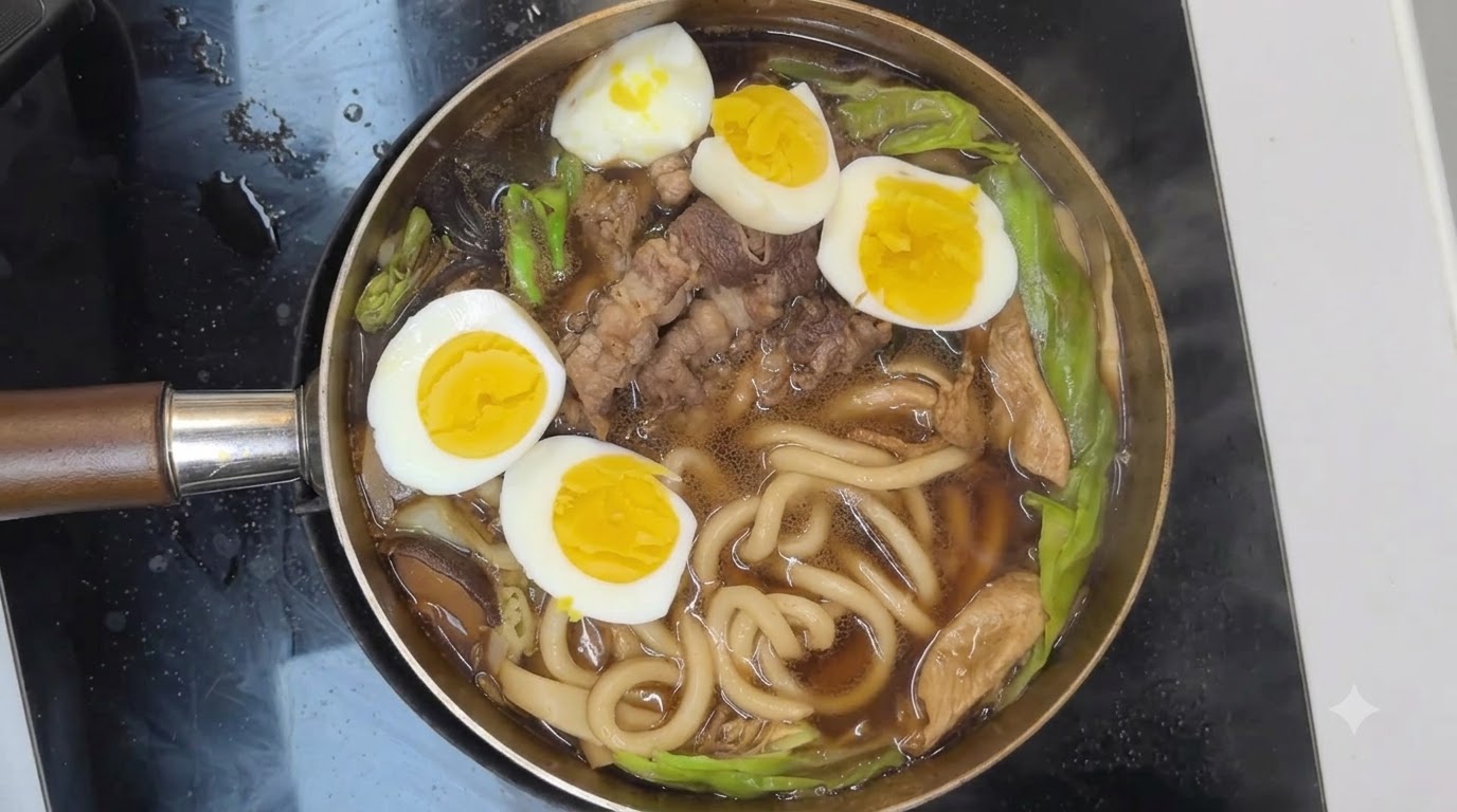 Sukiyaki Udon Ipocalorico