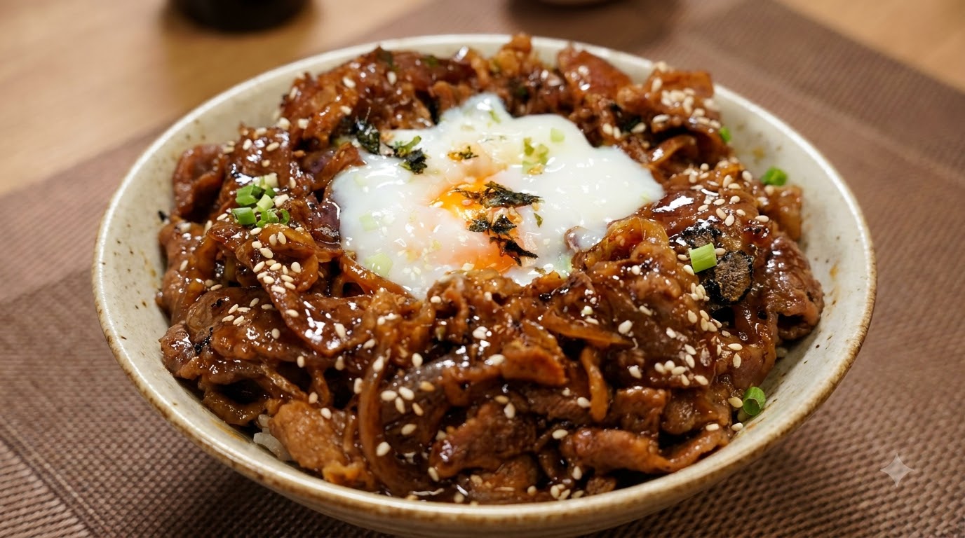 Bowl di Riso con Manzo Teriyaki e Tartufo Nero