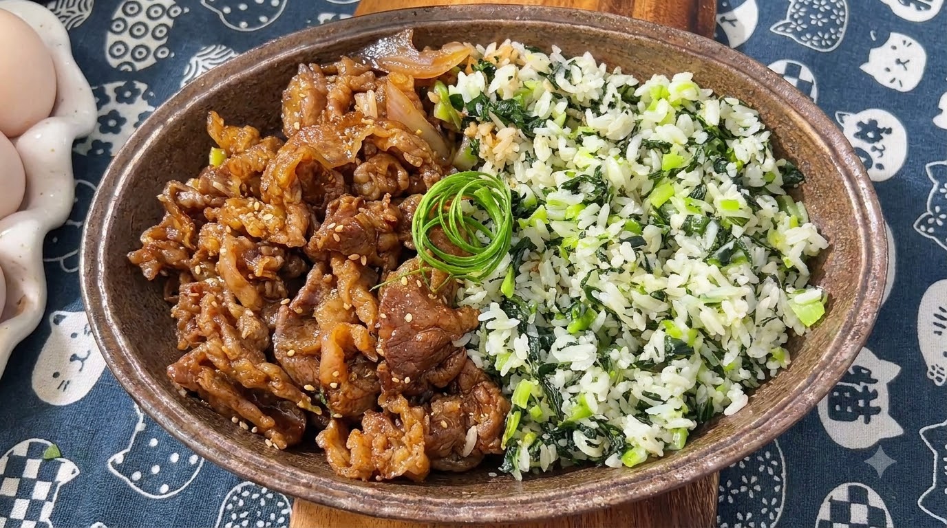 Bowl diriso con manzo teriyaki e verdure