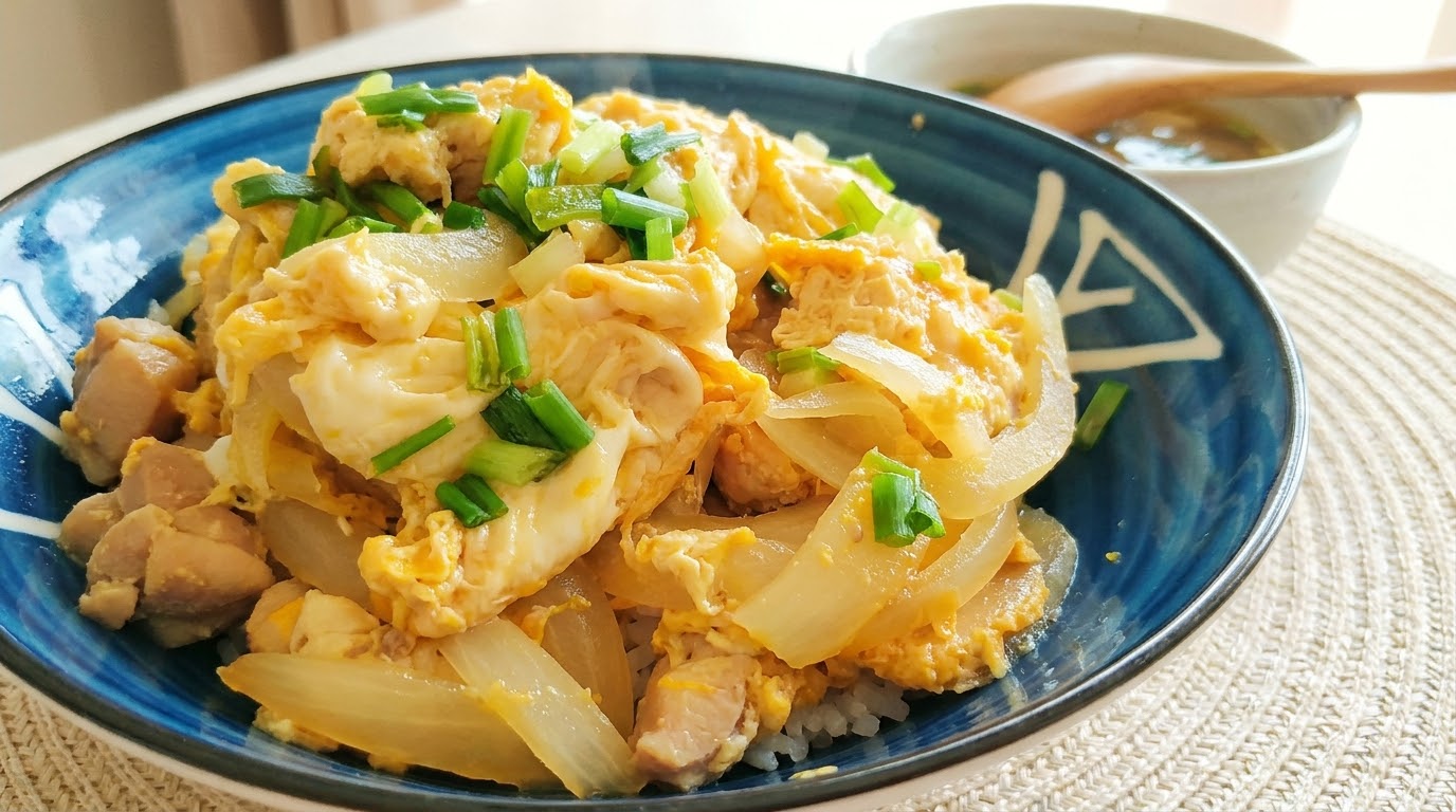 Oyakodon Classico (Bowl Giapponese di Riso con Pollo e Uova)
