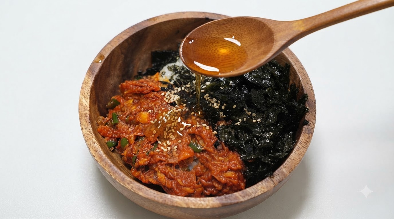 Riso con Tonno Piccante in 10 Minuti (Chamchi Bibimbap)