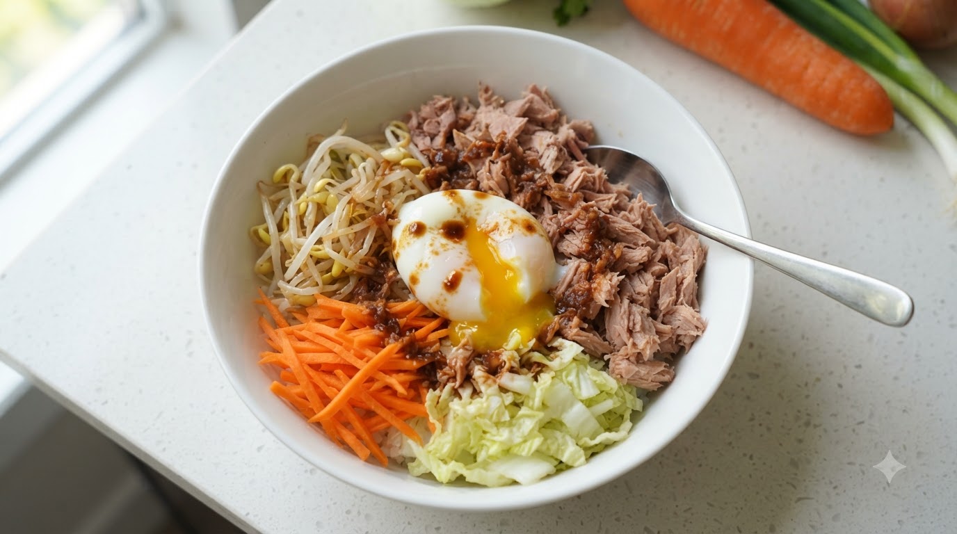 Bowl diriso misto coreano al tonno (Tuna Dupbap)