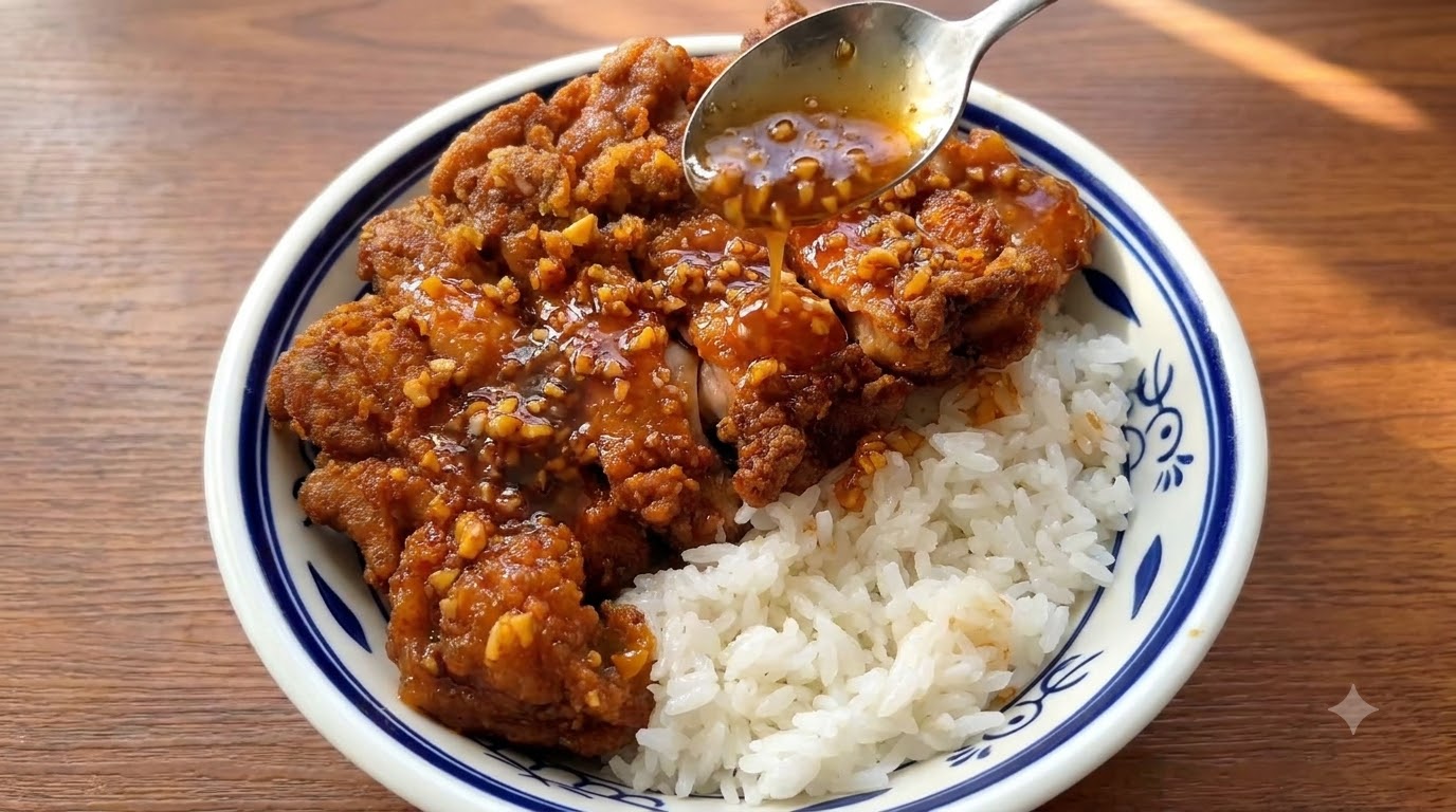 Bowl di Riso con Pollo Croccante al Miele