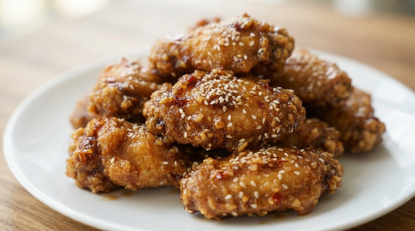 Ali di Pollo al Miele e Aglio Croccanti